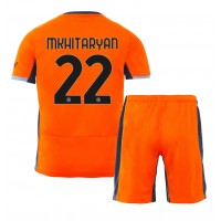 Inter Milan Henrikh Mkhitaryan #22 Tredje Tröja Barn 2023-24 Kortärmad (+ Korta byxor)